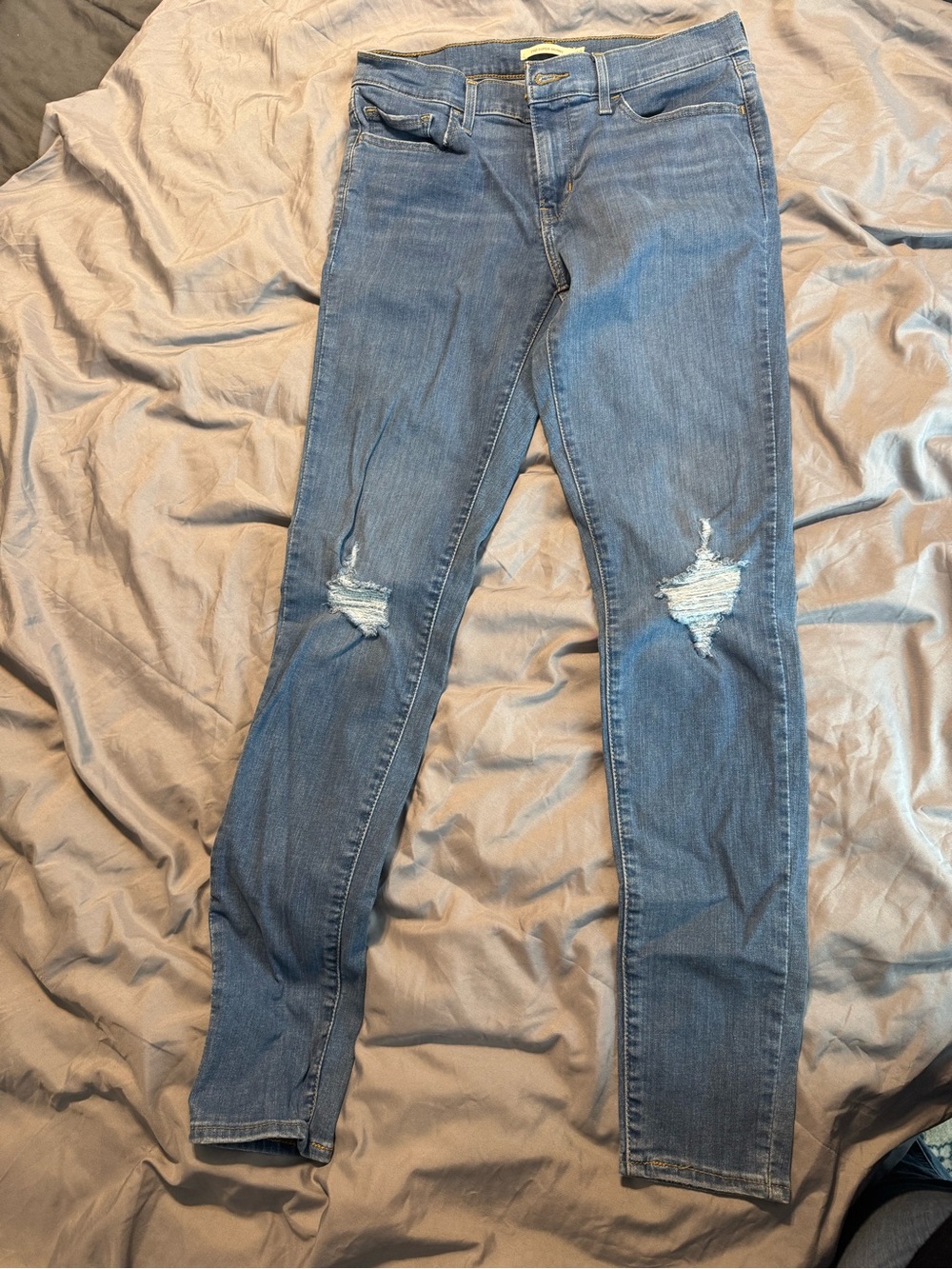 Women's Levi’s Distressed Skinny Jeans